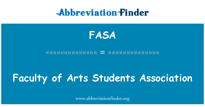 FASA: Faculty of Arts Students Association