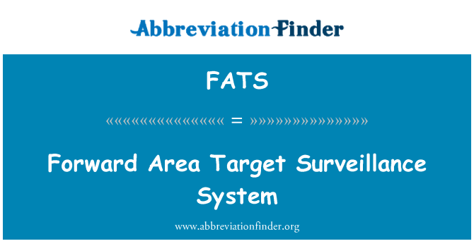 FATS: Avant zòn sib sistèm de sivèyans