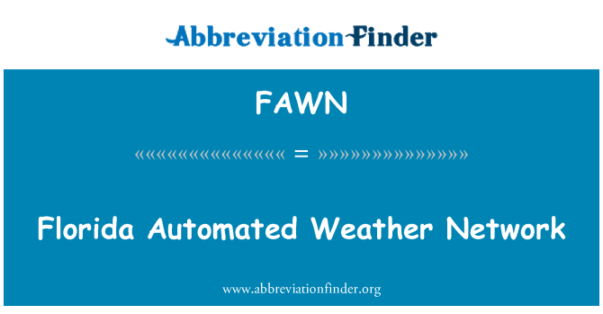 FAWN: Florida awtomatiċi tan-netwerk tat-temp