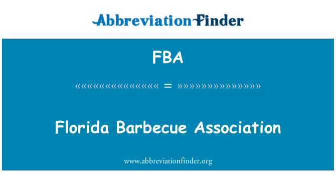 FBA: Associação de churrasco de Florida