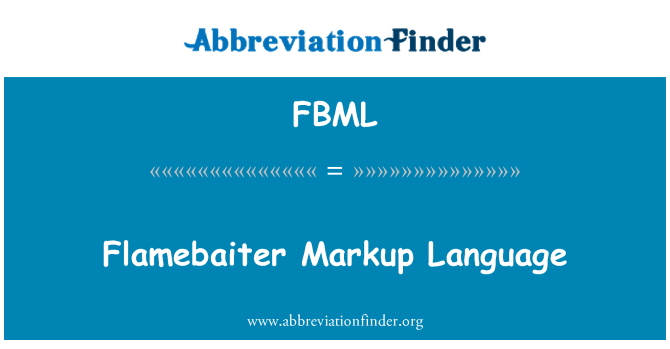 FBML: Flamebaiter jazyk