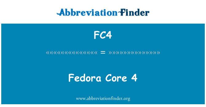 FC4: Fedora Core 4