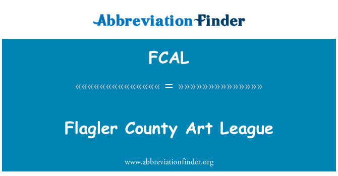 FCAL: Flagler County sztuki ligi