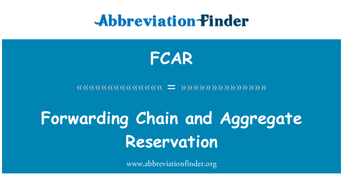 FCAR: שרשרת העברת ושיריון צבירה