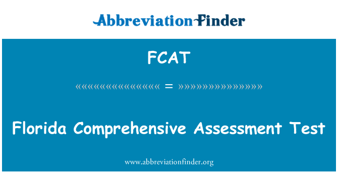 FCAT: Florida umfassende Bewertung Test