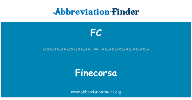 FC: Finecorsa