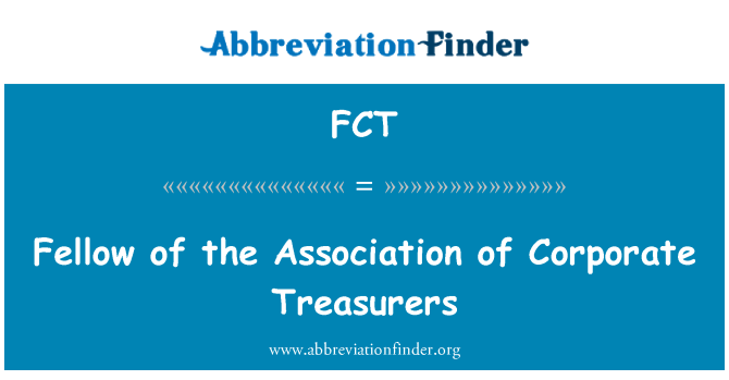 FCT: Mitglied der Association of Corporate Treasurers