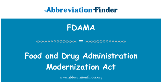 FDAMA: Manje ak dwòg administrasyon an modènizasyon an Sur