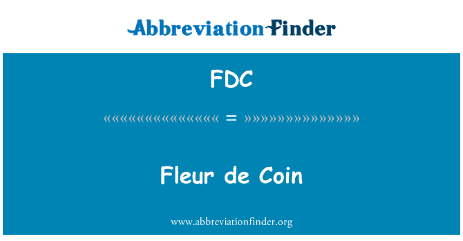 FDC: Флер-де-монета
