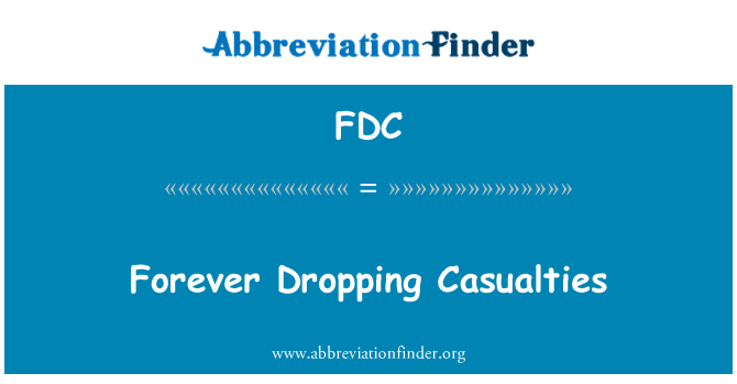 FDC: 永遠滴傷亡