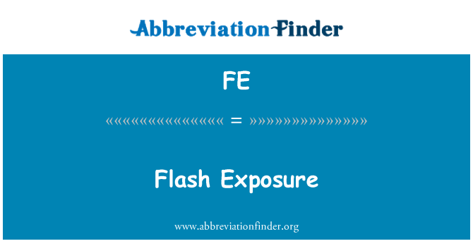 FE: Flash paparan