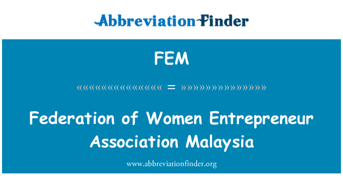 FEM: Federasyon de Malezi asosyasyon fanm Entrepreneur