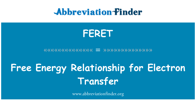 FERET: Free Energy Relationship for Electron Transfer
