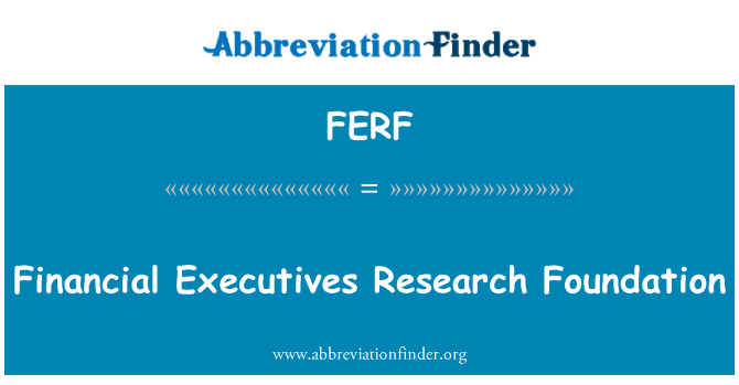 FERF: Fondazione di ricerca dirigenti finanziari