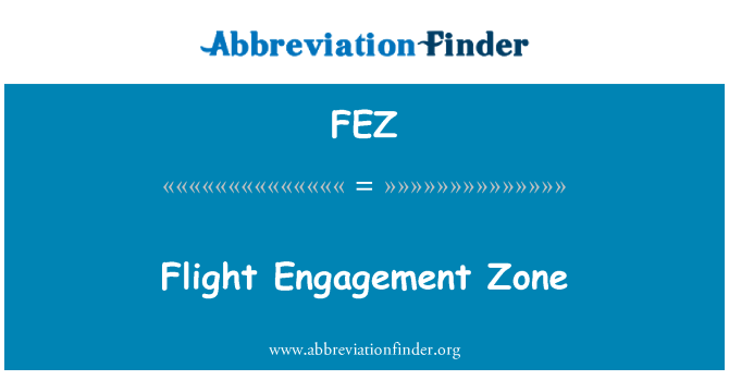 FEZ: Flight angažiranost cone