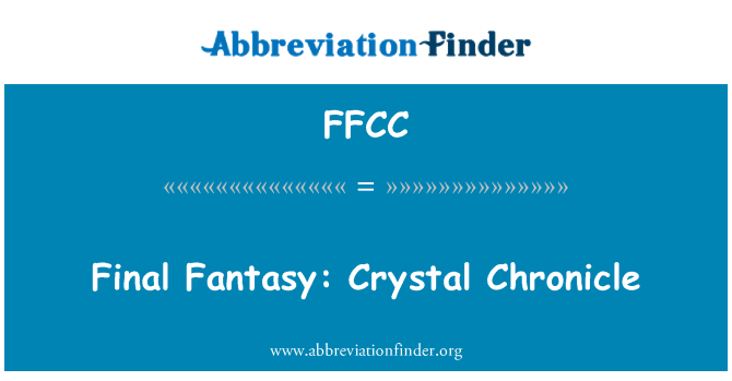 FFCC: Final Fantasy! Kwonik Crystal
