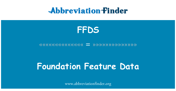 FFDS: Data karatteristika tal-Fondazzjoni