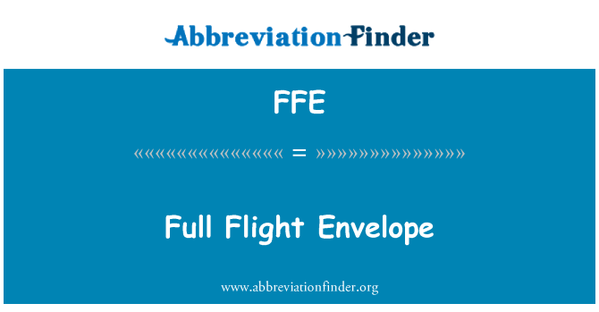 FFE: Vol plen Enveloppe