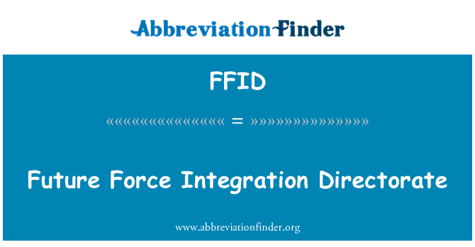 FFID: Tentera masa depan integrasi Direktorat