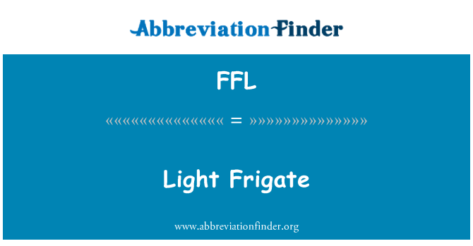 FFL: प्रकाश फ्रिगेट