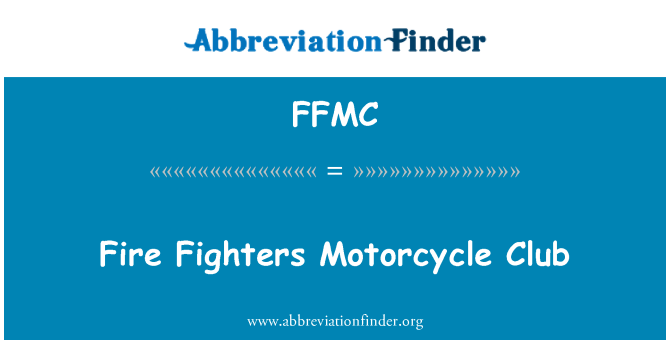 FFMC: Fire Fighters Motorcycle Club