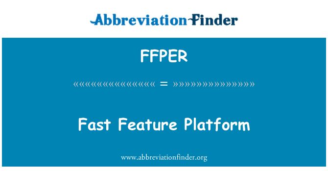 FFPER: Kiire funktsioon platvormi