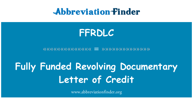 FFRDLC: 充分的資金迴圈跟單信用證