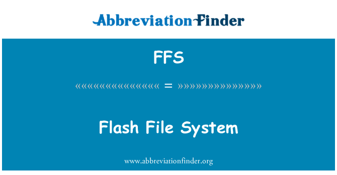 FFS: فلش فایل سیستم