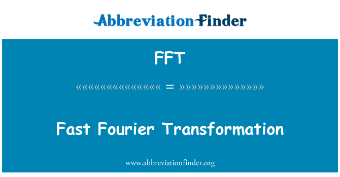 FFT: Greitai Furjė transformacija