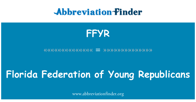 FFYR: Florida Federation of Young Republicans
