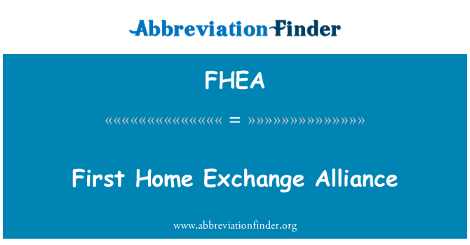 FHEA: Premye kay dechanj alyans