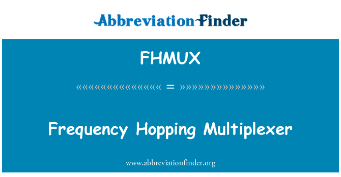 FHMUX: Frekvenčnih skokov multipleksor