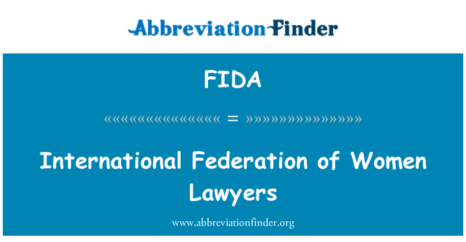 FIDA: International Federation of Women Lawyers