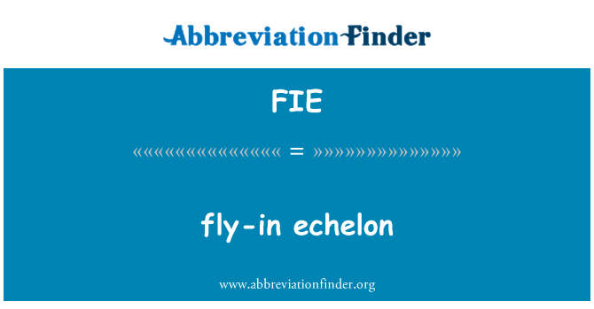 FIE: fly-inet echelon