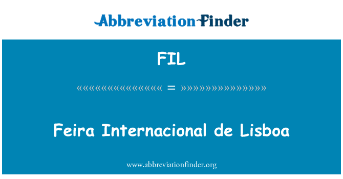 FIL: Feira Internacional de Lisboa