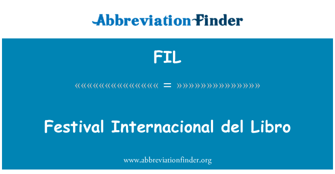 FIL: Festival Internacional del Libro