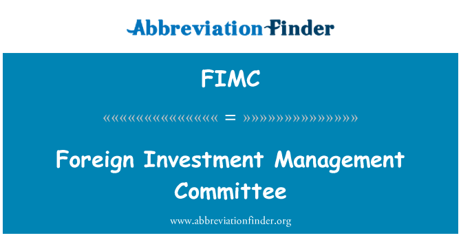 FIMC: Zahraničné investície riadiaceho výboru