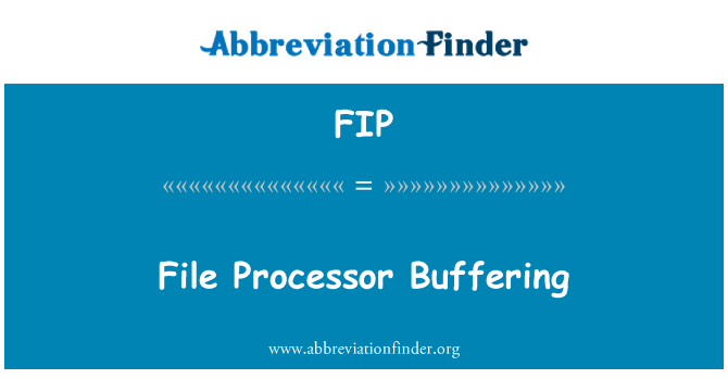 FIP: Il-fajl qed jibbaferja proċessur