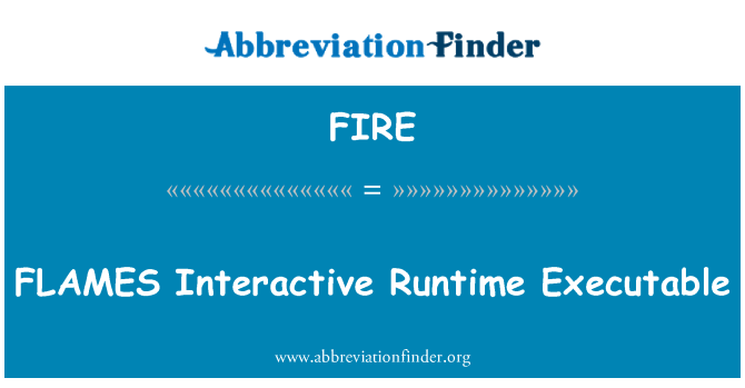 FIRE: PLAMEN interaktivni Runtime izvršne