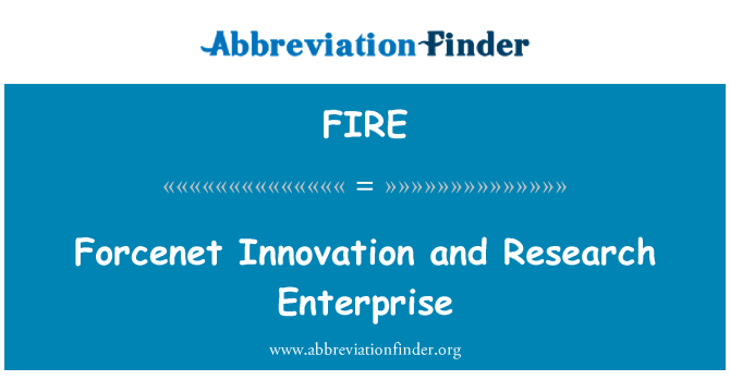 FIRE: Forcenet innovazzjoni u riċerka intrapriża