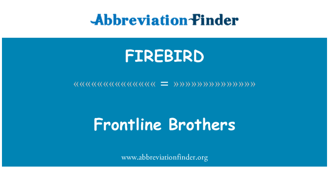 FIREBIRD: Frontline bratje