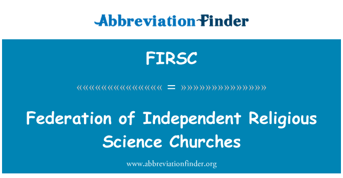 FIRSC: 獨立宗教科學教會的聯盟