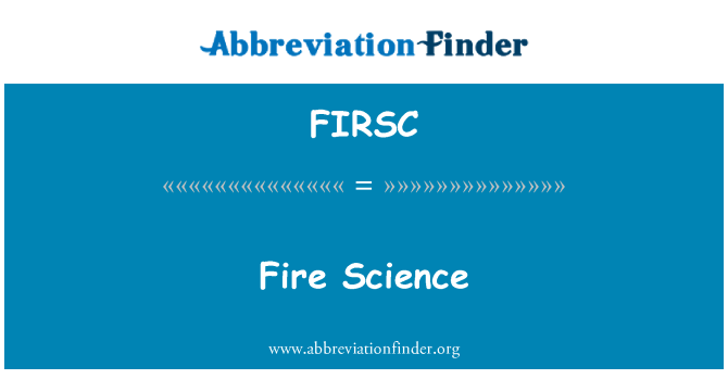 FIRSC: 火災科学研究