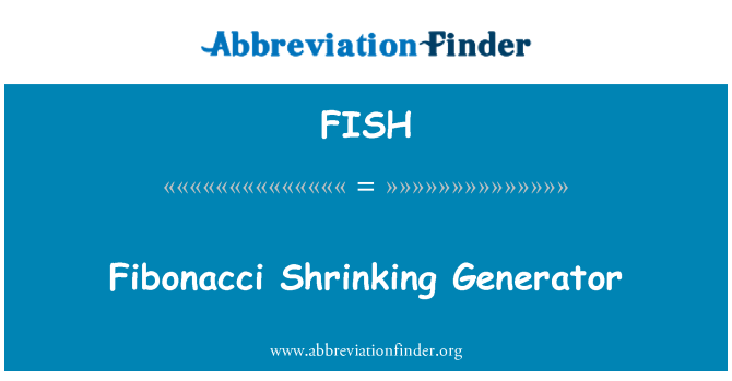 FISH: Фибоначчи сокращается генератор