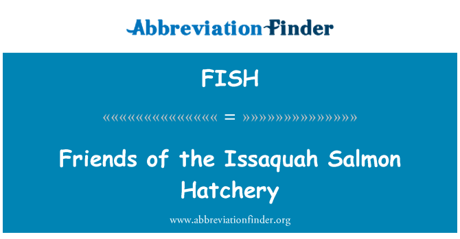 FISH: Zanmi yo de a Issaquah au Couvoir