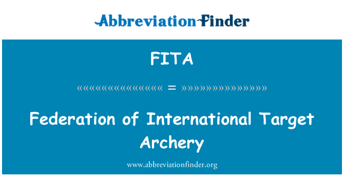 FITA: Federasyon entènasyonal sib à
