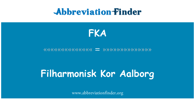 FKA: البورغ Kor فيلهارمونيسك