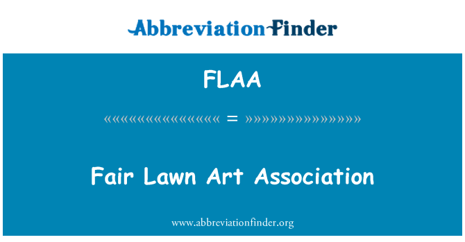 FLAA: Fair Lawn Art Association