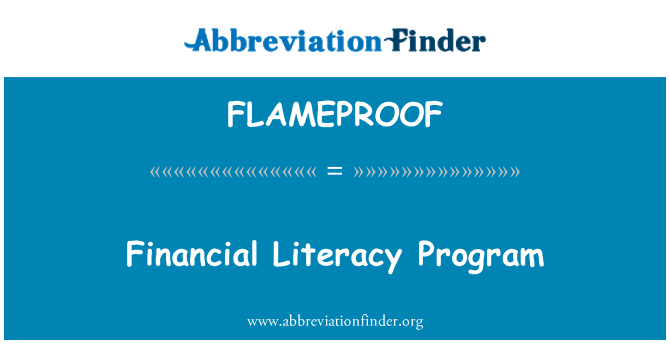 FLAMEPROOF: Pwogram Alfabetizasyon finansye
