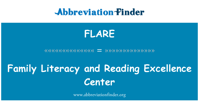 FLARE: Literasi keluarga dan pusat kecemerlangan membaca